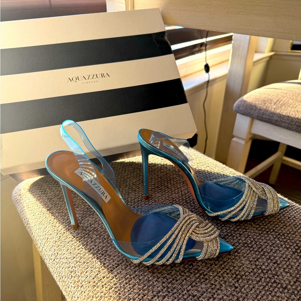 AQUAZZURA ice heels 👠 brand new with box and original receipt